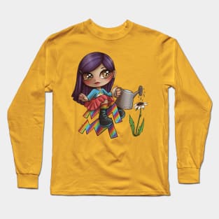 Zodiac Girl Aquarius The Waterbearer Long Sleeve T-Shirt